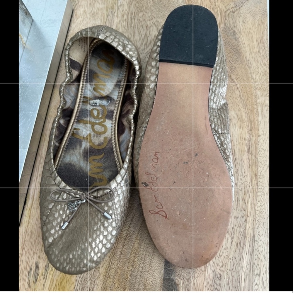 Sam Edelman python print flats - Picture 3 of 3